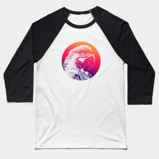 Colorful Macaw Parrot Baseball T-Shirt